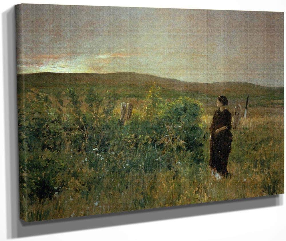 Sunset At Shinnecock By  Chase William Merritt Fine Art Print