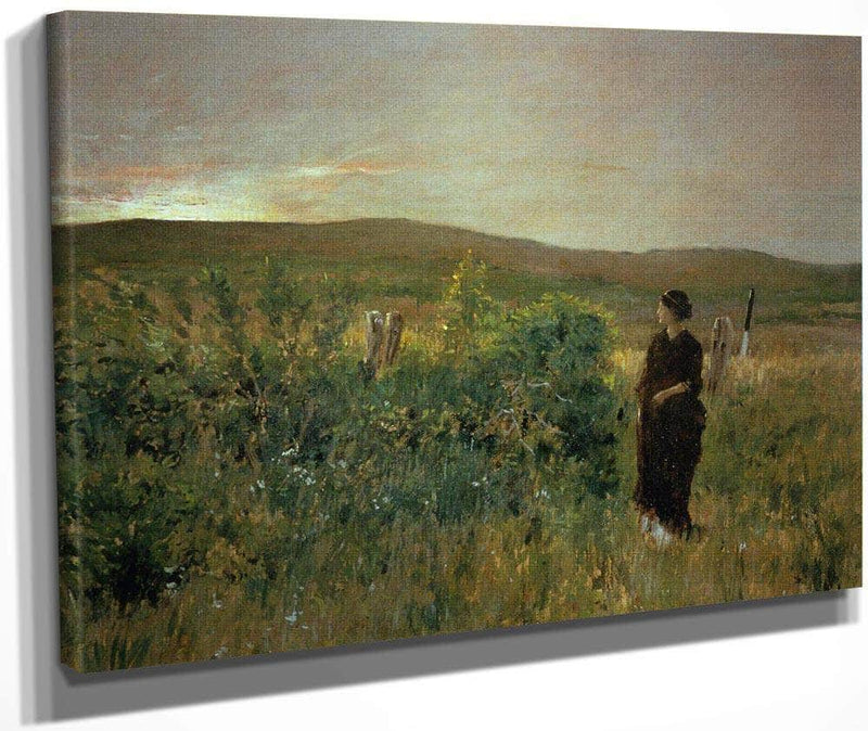 Sunset At Shinnecock By  Chase William Merritt Fine Art Print