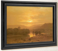 Sunset By George Inness Fine Art Print