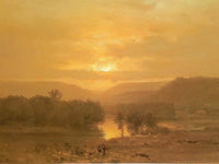 Sunset By George Inness Fine Art Print