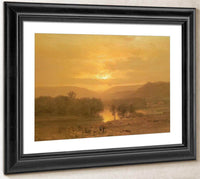 Sunset By George Inness Fine Art Print