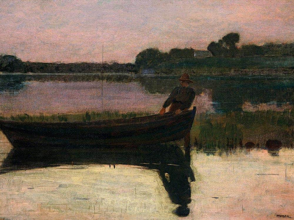 Sunset By Homer Winslow Fine Art Print