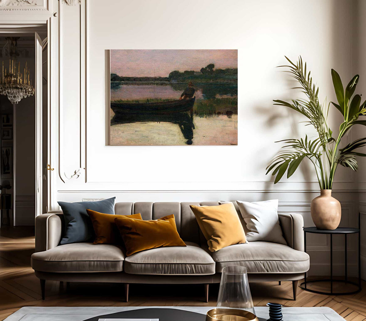 Sunset By Homer Winslow Fine Art Print