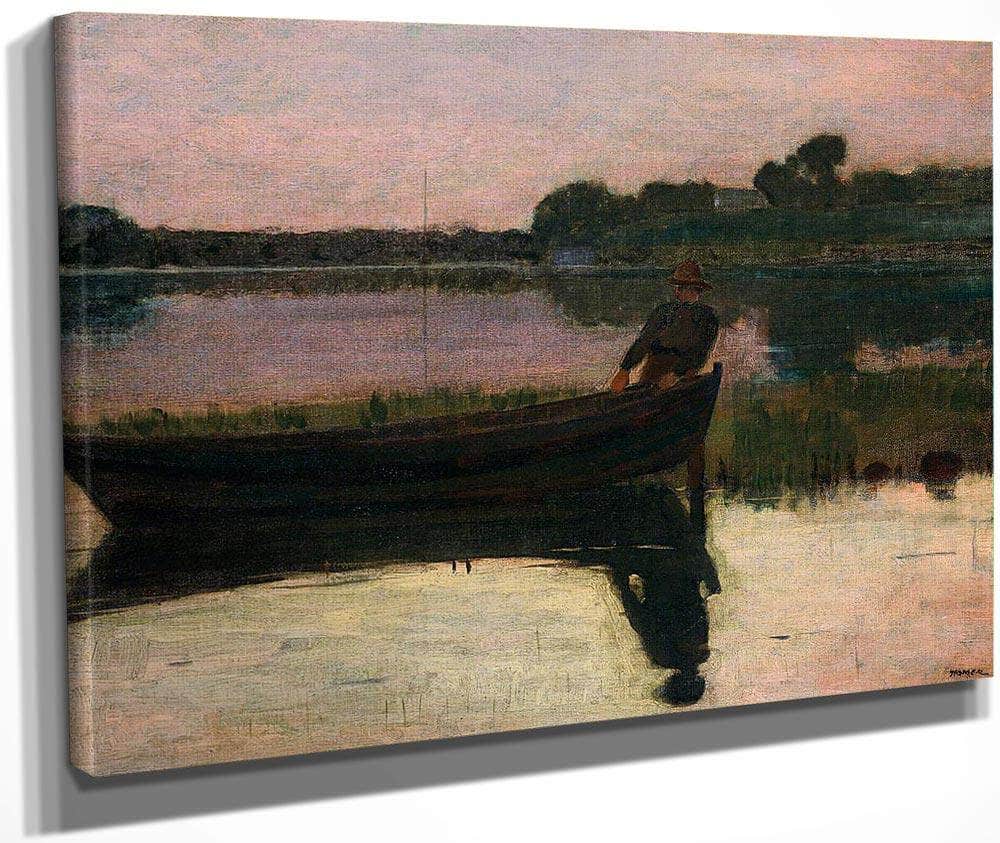 Sunset By Homer Winslow Fine Art Print