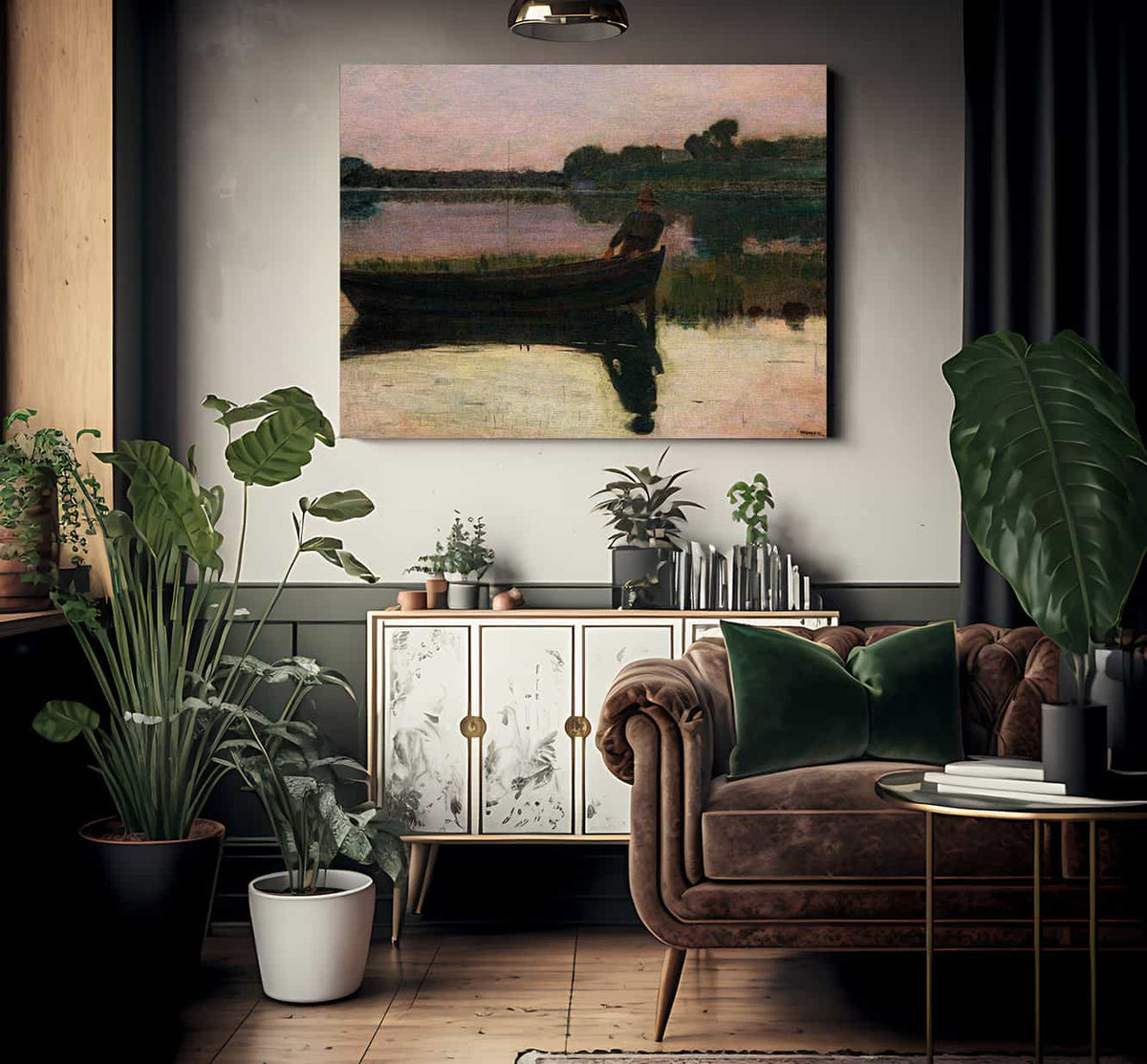 Sunset By Homer Winslow Fine Art Print