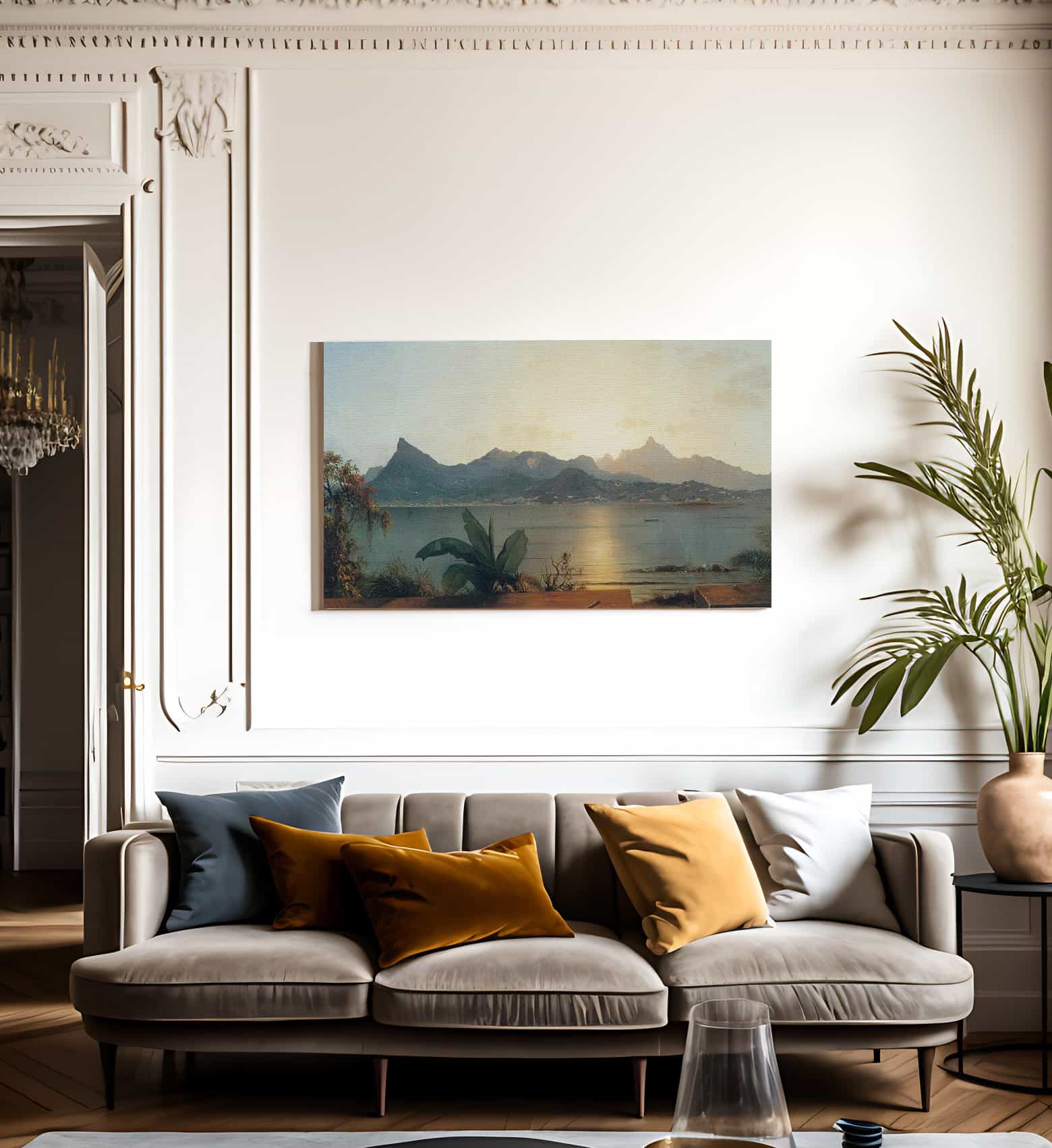 Sunset Harbor At Rio By Martin Johnson Heade Fine Art Print