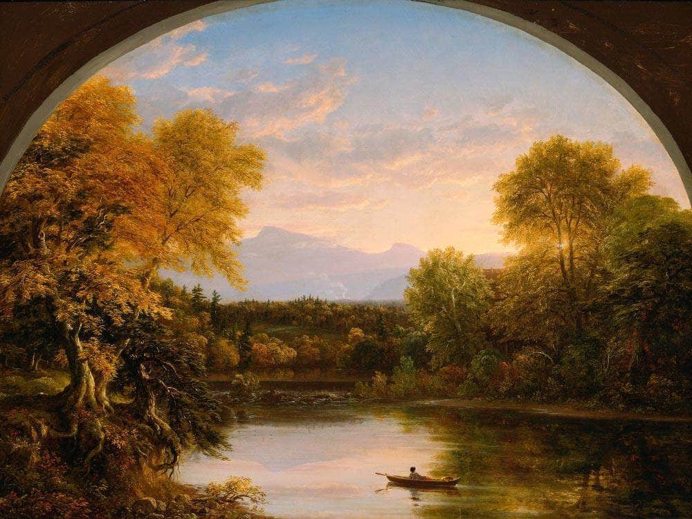 Sunset In The Catskills By Cole Thomas Fine Art Print