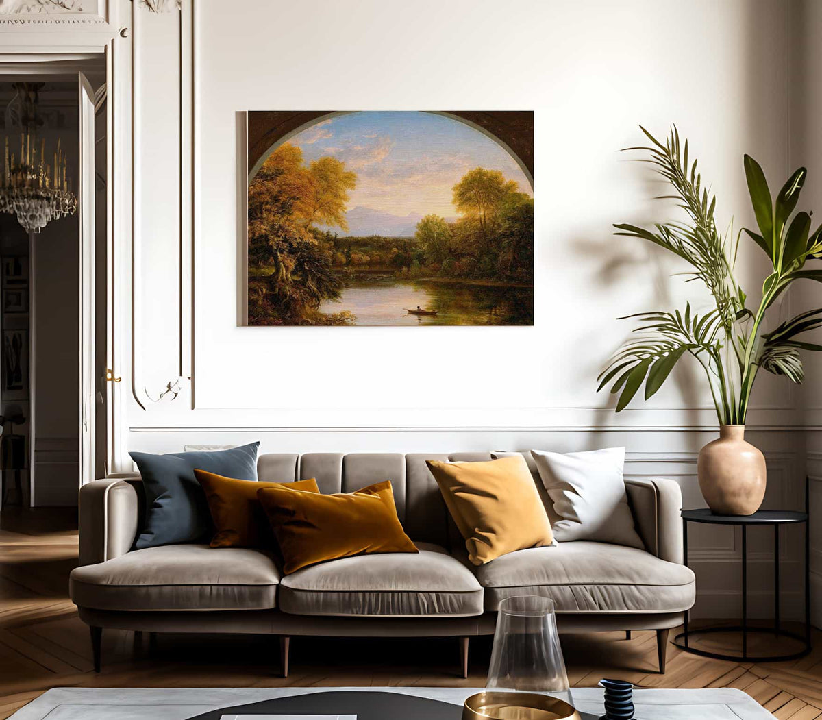 Sunset In The Catskills By Cole Thomas Fine Art Print