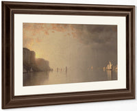 Sunset On The Hudson By Sanford Robinson Gifford Fine Art Print