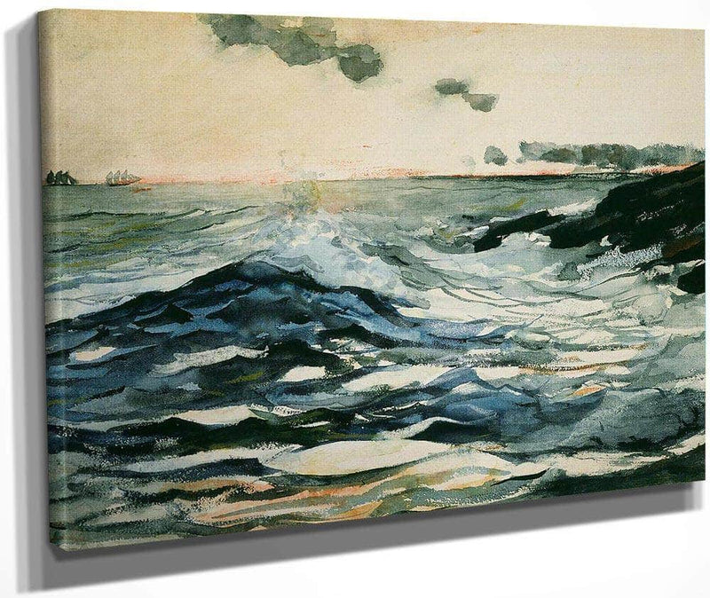 Sunset Prout's Neck By Winslow Homer Fine Art Print