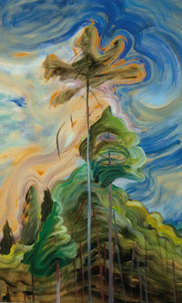 Sunshine And By Tumult By Emily Carr Fine Art Print