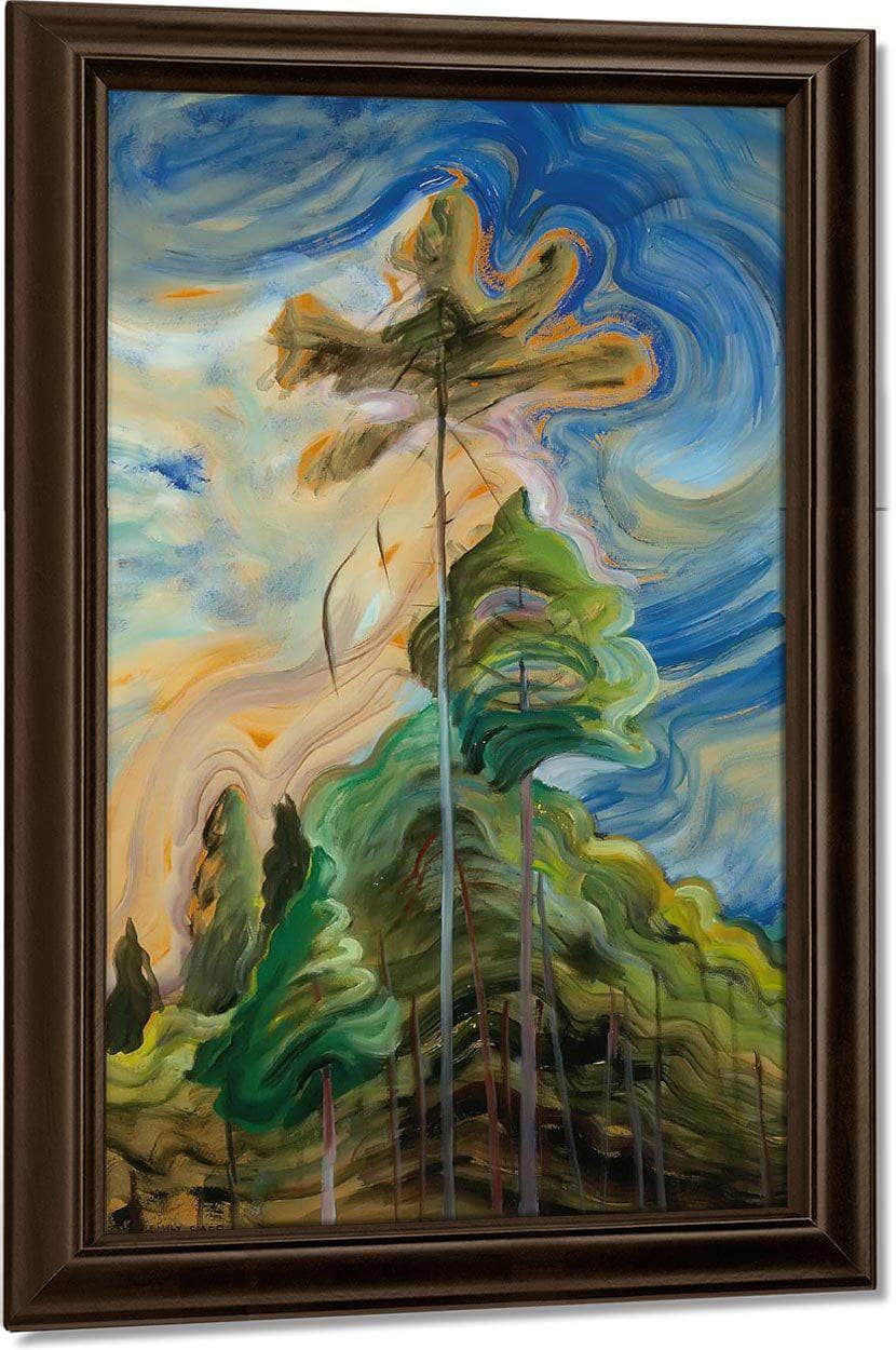 Sunshine And By Tumult By Emily Carr Fine Art Print