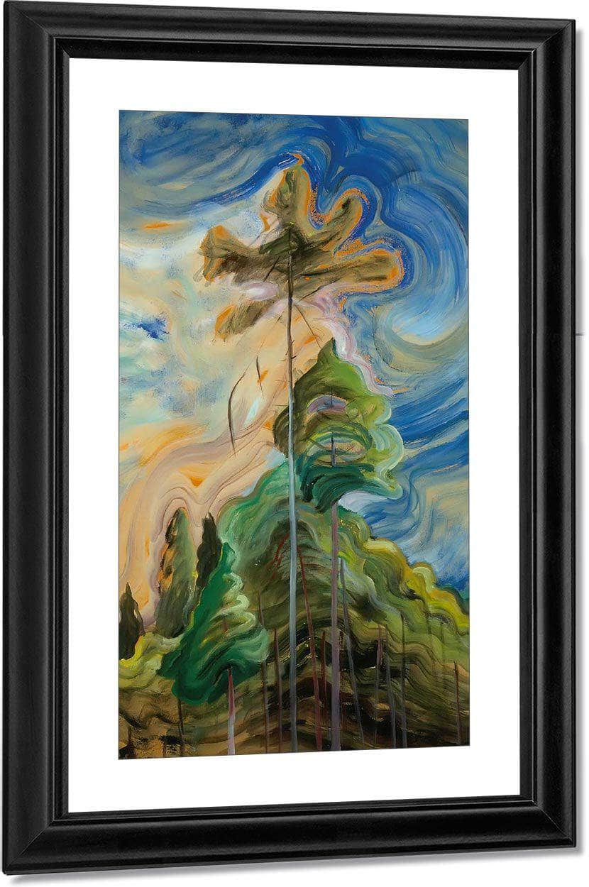 Sunshine And By Tumult By Emily Carr Fine Art Print