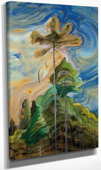 Sunshine And By Tumult By Emily Carr Fine Art Print