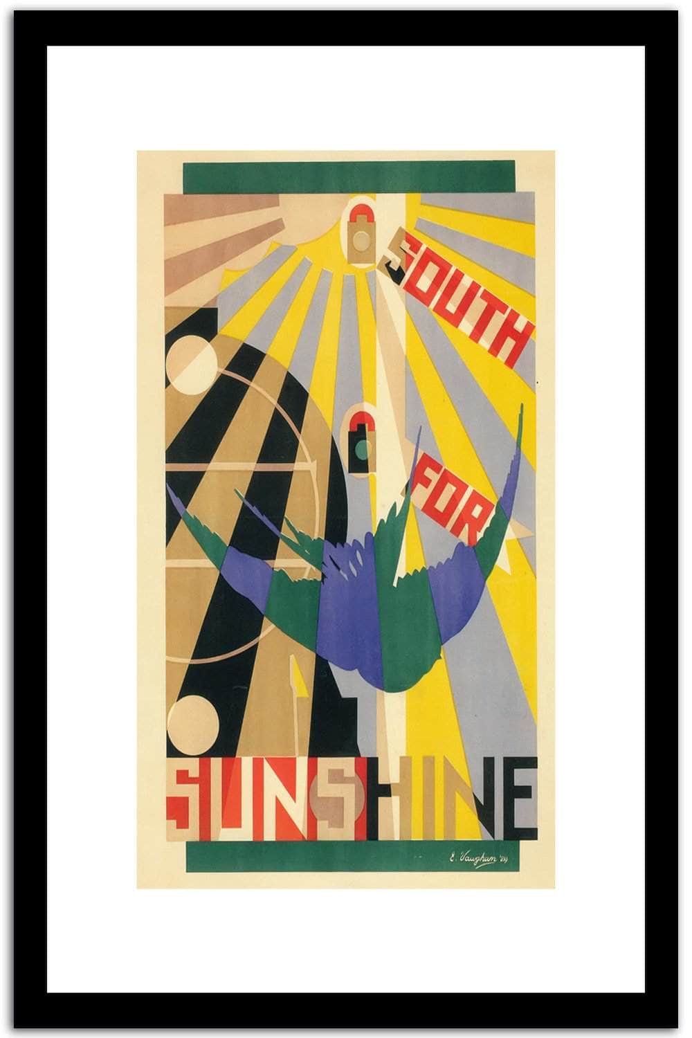 Sunshine  Vintage Poster Fine Art Print