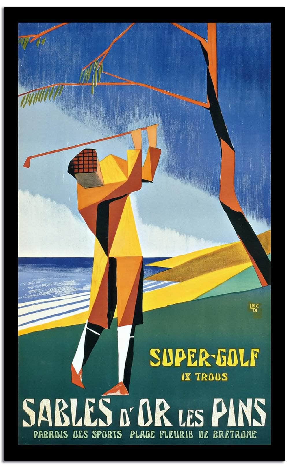 Supergole  Vintage Poster Fine Art Print