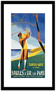 Supergole  Vintage Poster Fine Art Print