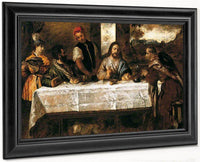 Supper At Emmaus (After Titian) By William Etty Fine Art Print