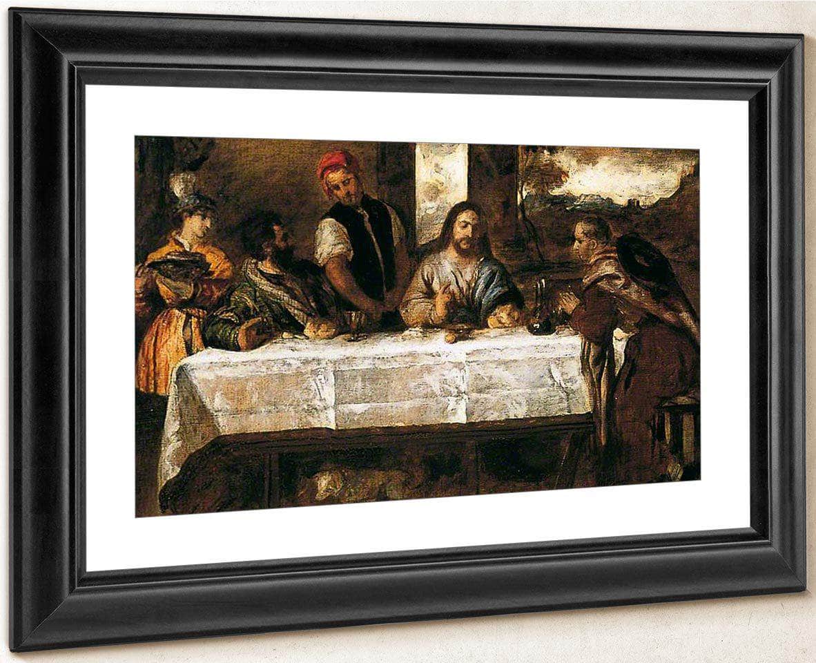 Supper At Emmaus (After Titian) By William Etty Fine Art Print