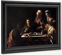 Supper At Emmaus By Caravaggio Fine Art Print