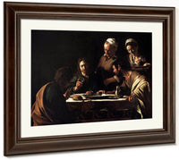 Supper At Emmaus By Caravaggio Fine Art Print