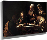 Supper At Emmaus By Caravaggio Fine Art Print