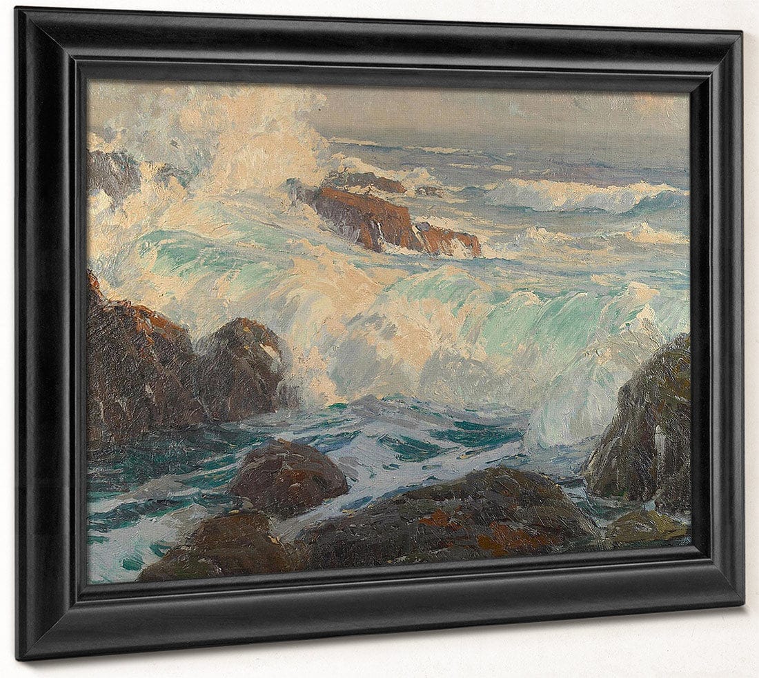 Surf At Laguna' By Edgar Payne Fine Art Print