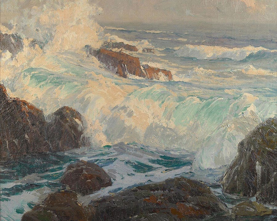 Surf At Laguna' By Edgar Payne Fine Art Print