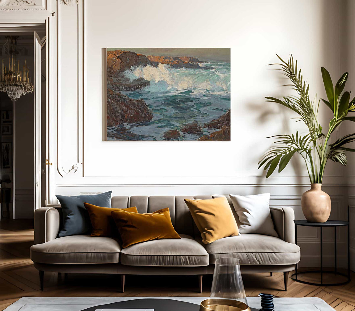 Surging Sea By Edgar Payne Fine Art Print