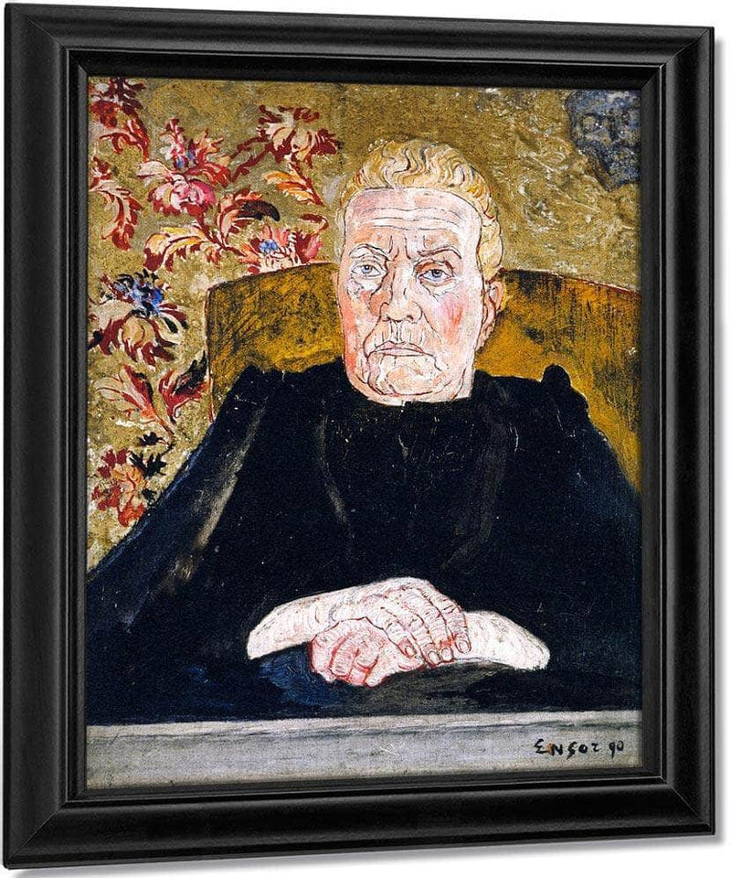 Surly Countenance By James Ensor Fine Art Print