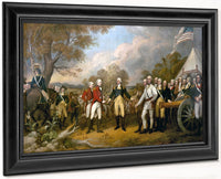 Surrender By Of General Burgoyne By John Trumbull Fine Art Print