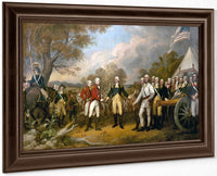 Surrender By Of General Burgoyne By John Trumbull Fine Art Print
