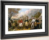 Surrender By Of General Burgoyne By John Trumbull Fine Art Print