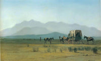Surveyors Wagon By Albert Bierstadt Fine Art Print