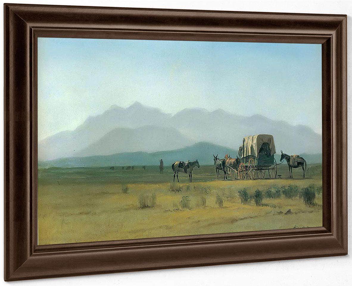 Surveyors Wagon By Albert Bierstadt Fine Art Print