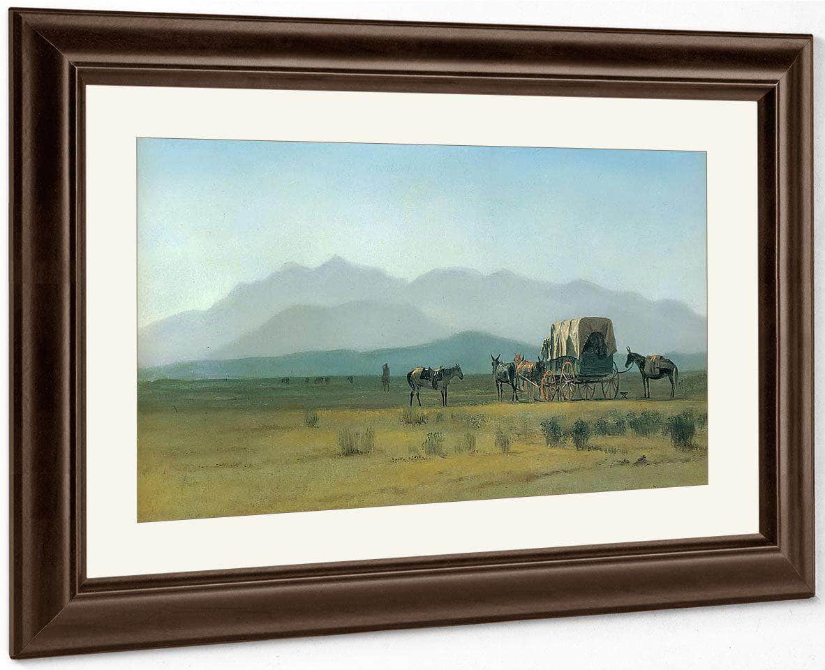 Surveyors Wagon By Albert Bierstadt Fine Art Print