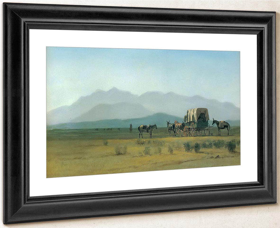 Surveyors Wagon By Albert Bierstadt Fine Art Print