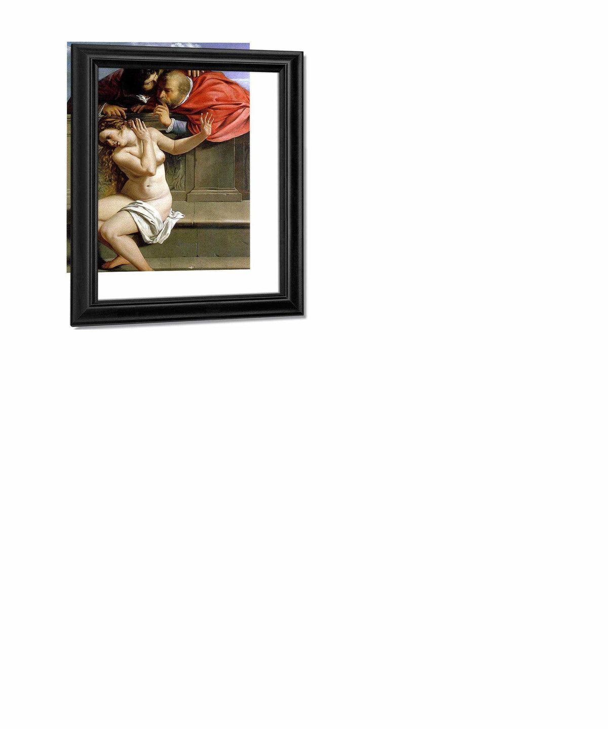 Susanna And The Elders 1610 By Artemisia Gentileschi Fine Art Print