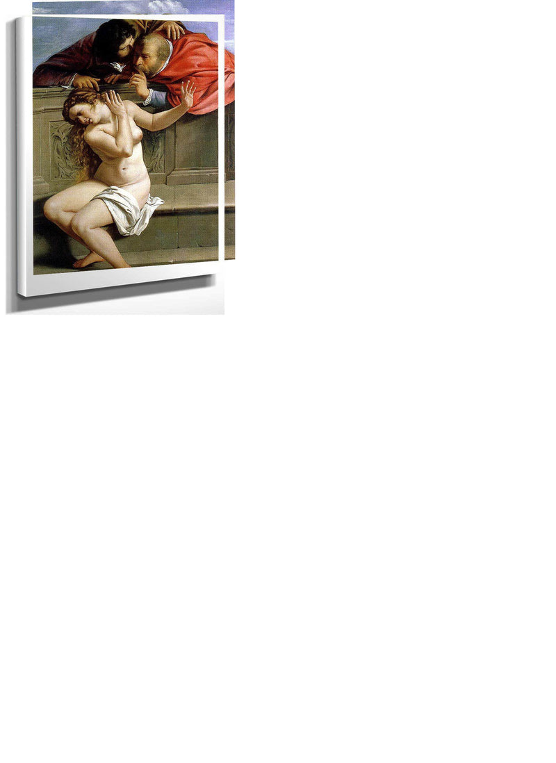 Susanna And The Elders 1610 By Artemisia Gentileschi Fine Art Print