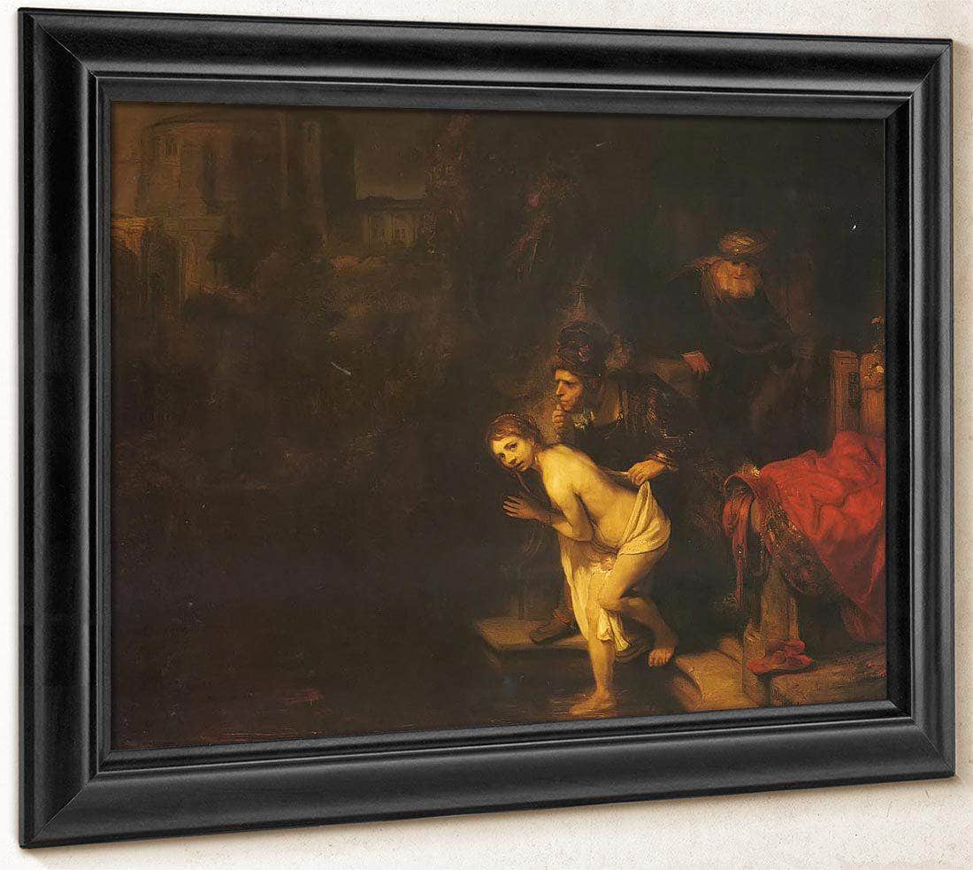 Susanna Surprised By The Elders, 1647 By Rembrandt Fine Art Print