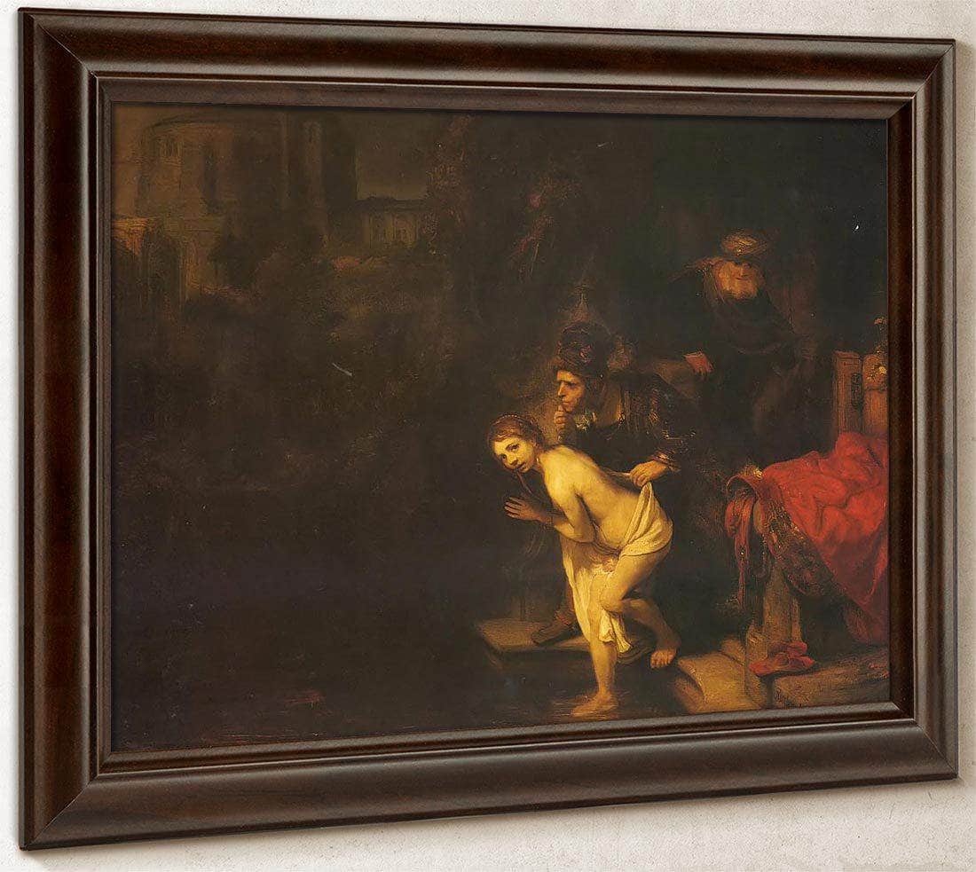 Susanna Surprised By The Elders, 1647 By Rembrandt Fine Art Print