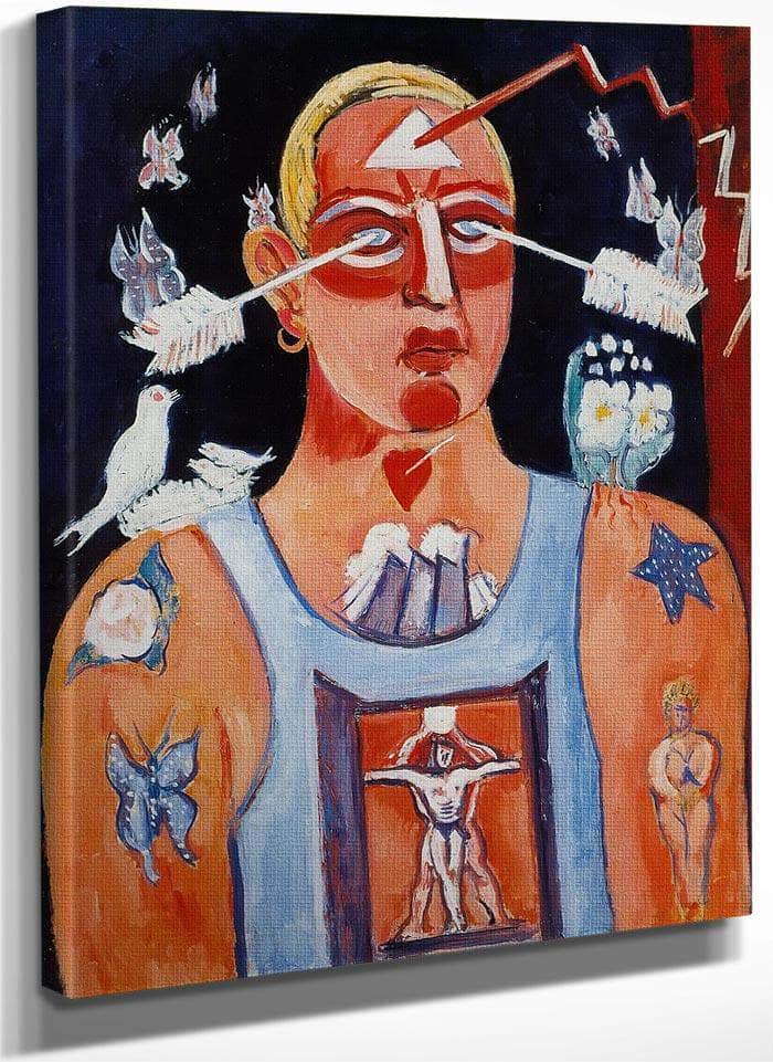 Sustained Comedy By Marsden Hartley Fine Art Print