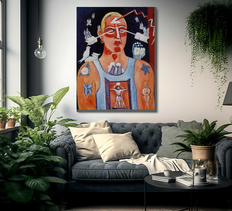 Sustained Comedy By Marsden Hartley Fine Art Print