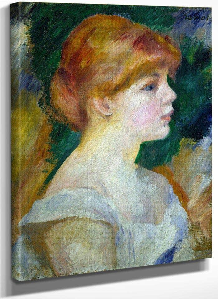 Suzanne Valadon By Pierre August Renoir Fine Art Print