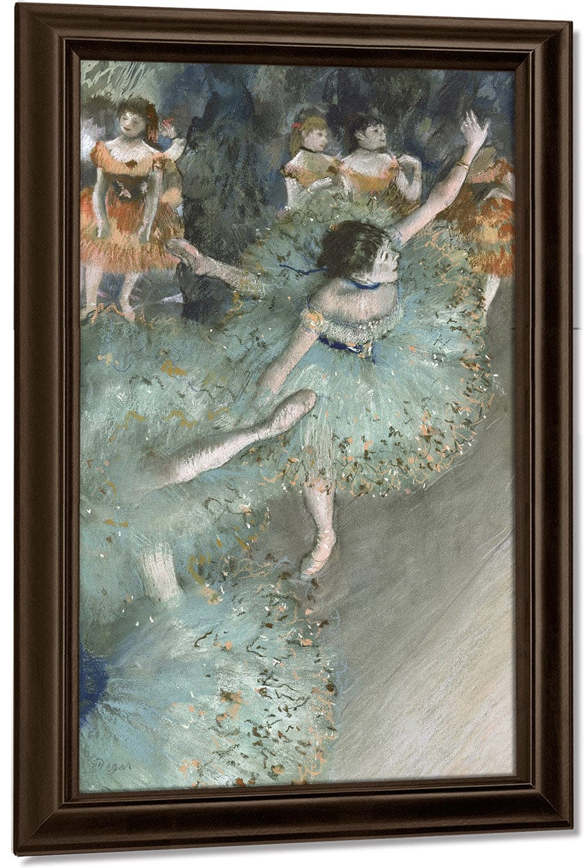Swaying Dancer (Dancer In Green) By Edgar Degas Fine Art Print