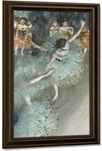 Swaying Dancer (Dancer In Green) By Edgar Degas Fine Art Print