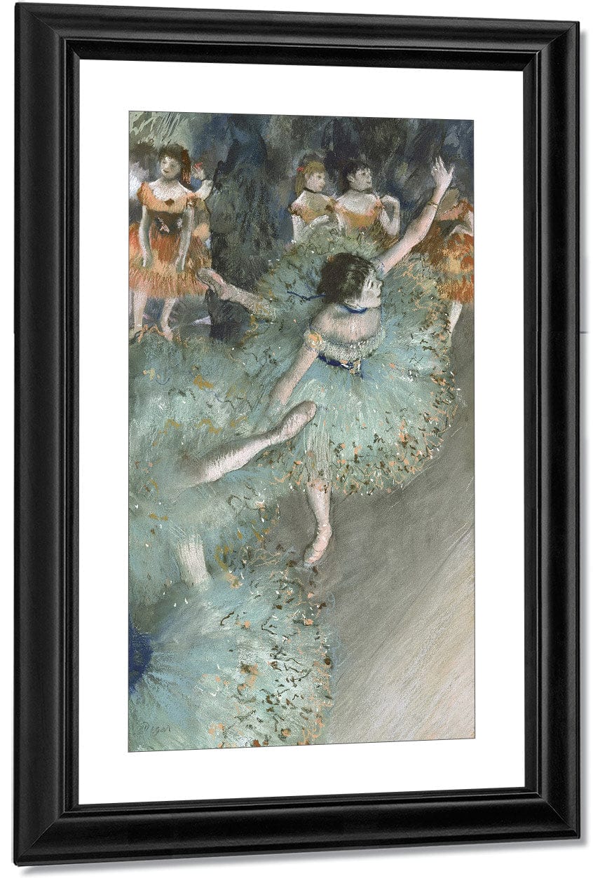 Swaying Dancer (Dancer In Green) By Edgar Degas Fine Art Print