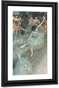 Swaying Dancer (Dancer In Green) By Edgar Degas Fine Art Print