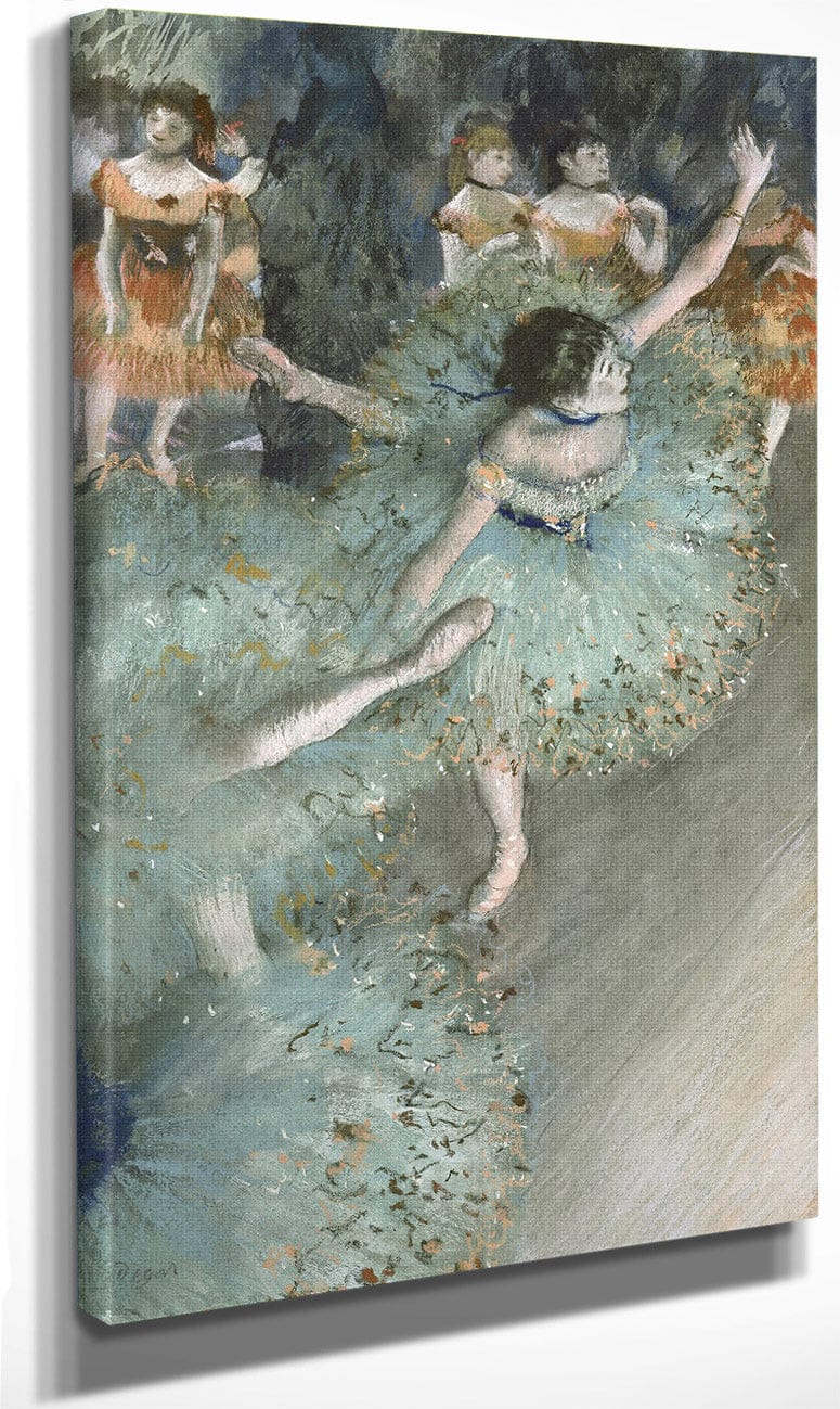 Swaying Dancer (Dancer In Green) By Edgar Degas Fine Art Print