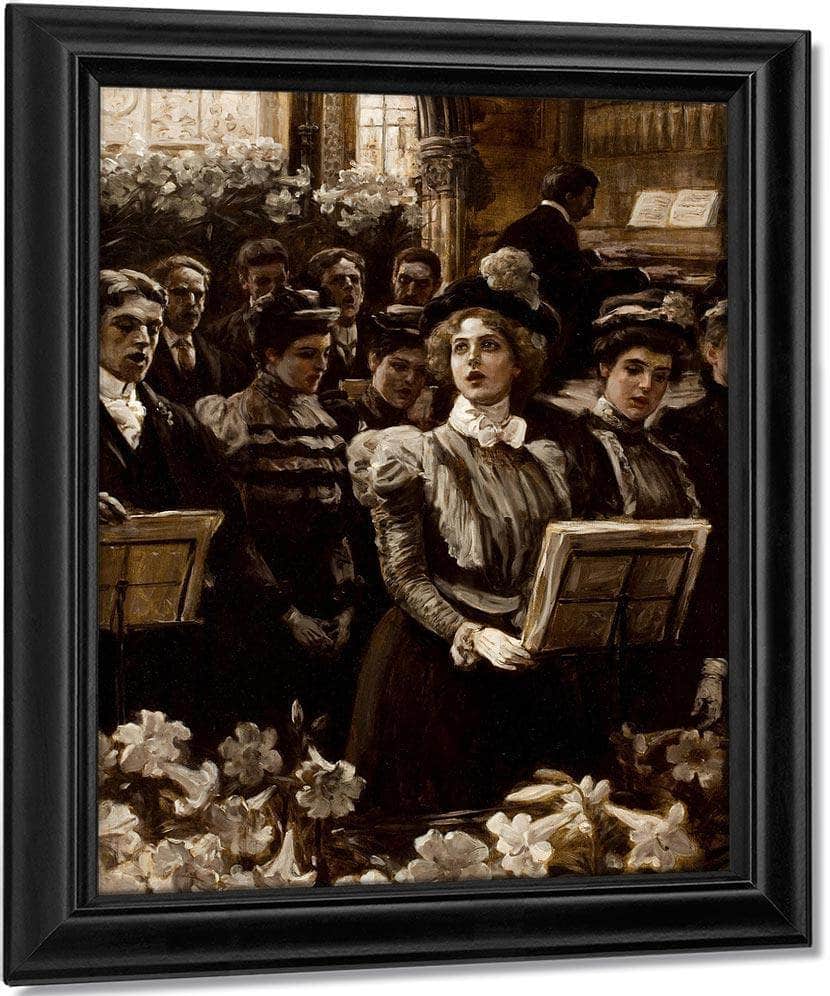 Sweet Harmony By Alice Barber Stephens Fine Art Print